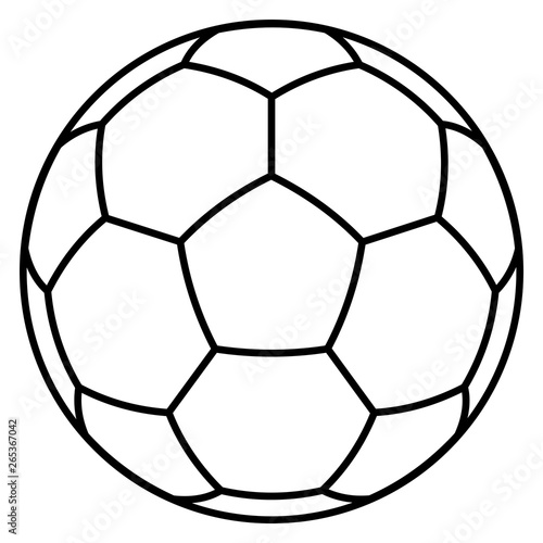 Soccer ball symbol