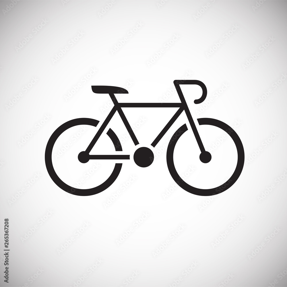 Bicycle icon on background for graphic and web design. Simple vector sign. Internet concept symbol for website button or mobile app. Bicycle icon on background for graphic and web design. Simple vector sign. Internet concept symbol for website button or mobile app.
