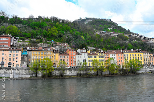 old town of Grenoble in France