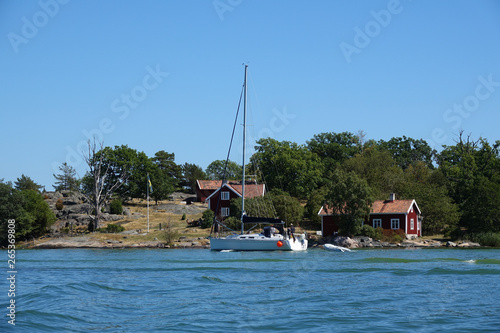 Canvas Print Schärenküste bei Stockholm
