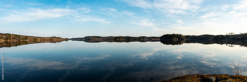 Panormaic view of lake