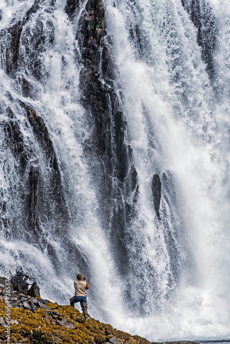 Cascade Falls In Cascade Bay, The Northwest Corner Of Eaglek Bay, Prince William Sound, South-Central Alaska; Alaska, United States Of America