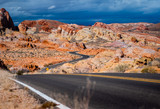 Valley of Fire State Park Single Road