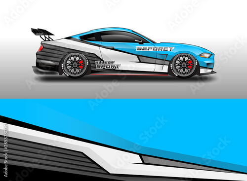 Car wrap designs vector . File ready to print and editable . Eps 10