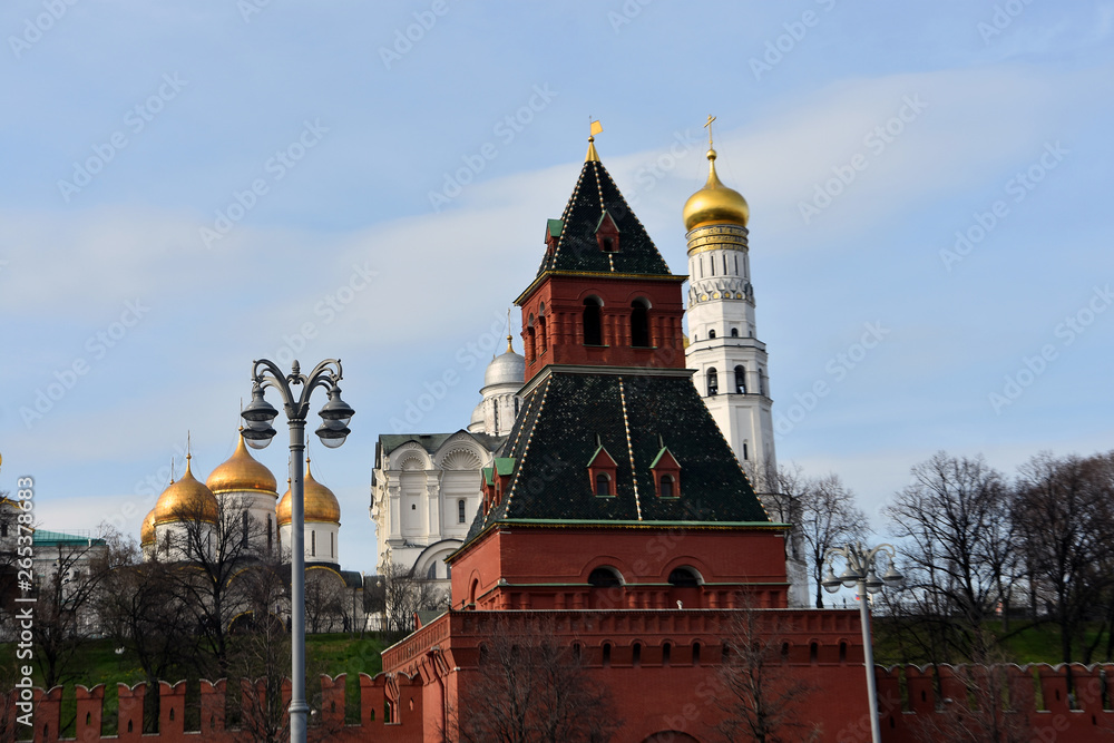 Moscow Kremlin architecture, color photo