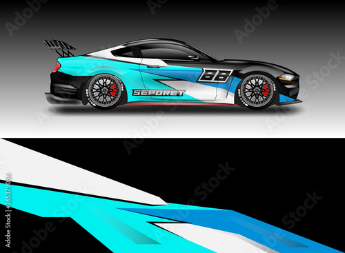 Car wrap designs vector . File ready to print and editable . Eps 10