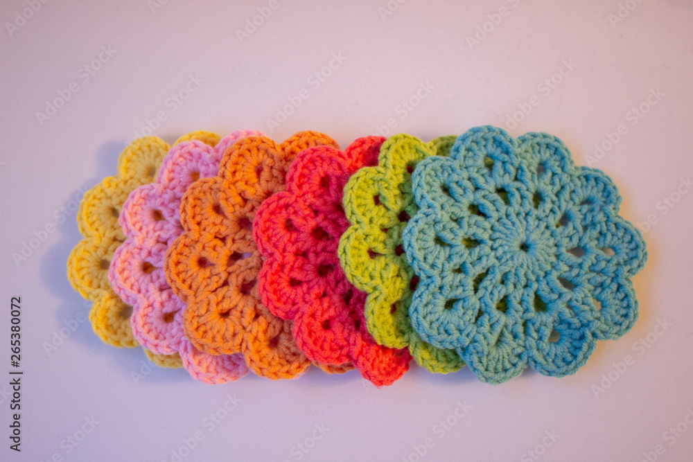 Posavasos crochet Stock Photo | Adobe Stock