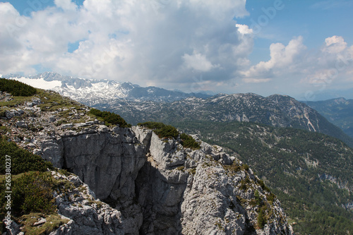 Scenic landscape of the Austrian Alps of the Dachstein © leomalsam
