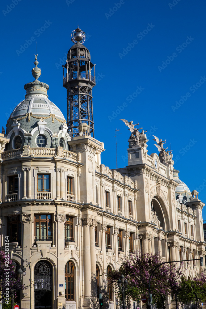 Central Post Office Building in Valencia