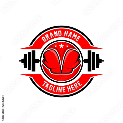 boxing sports logo