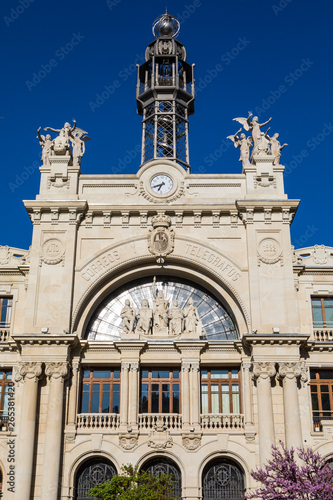 Central Post Office Building in Valencia