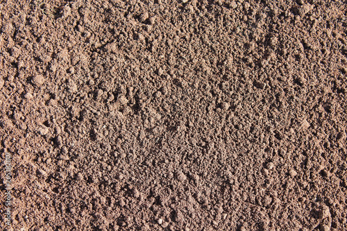 The soil in the garden. Close-up. Background. Texture.