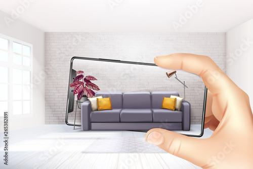 Smartphone Augmented Reality Composition 