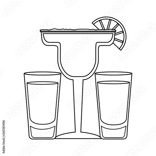 tequila shot cocktail lemon