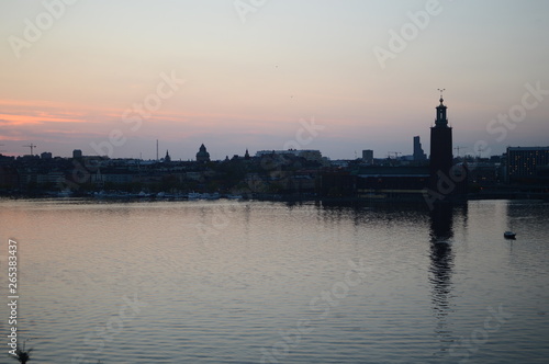 Walpurgis Night, stockholm, sunset, stadshuset