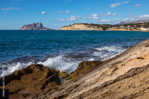 View from Moraira in Spain