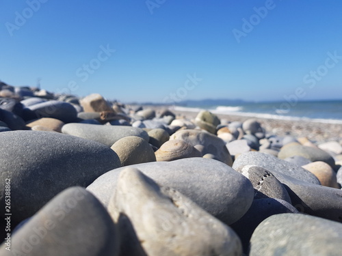 stones in the sea