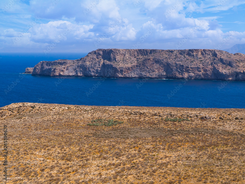 Small rocky islands near Crete, Greece