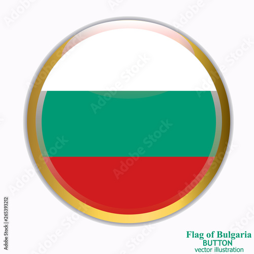 Bright button with flag of Bulgaria . Happy Bulgaria day background. Bright button with flag. Vector illustration with white background. Free Download Bright button with flag of Bulgaria . Happy Bulgaria day background. Bright button with flag. Vector illustration with white background. - GFXLoad