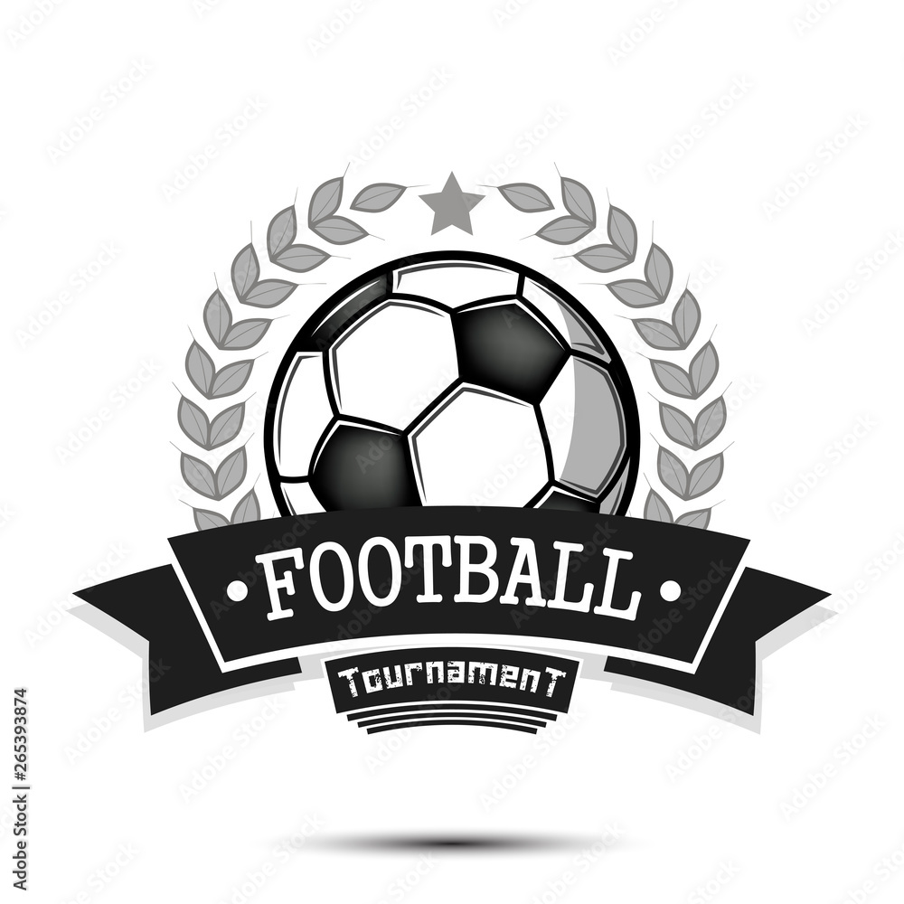 Soccer logo design template Soccer logo design template