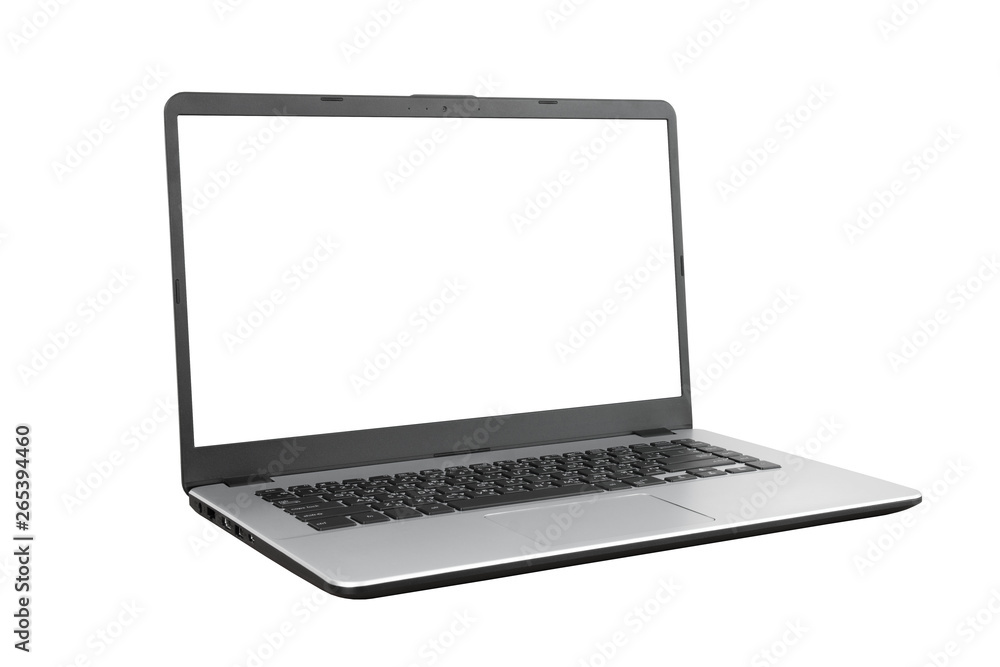 Laptop with blank screen Laptop with blank screen