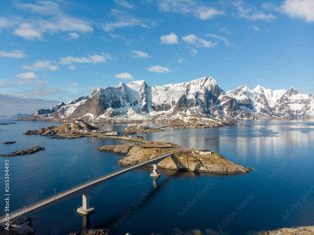 Hamnoy old fishing village in Reine Lofoten, Norway