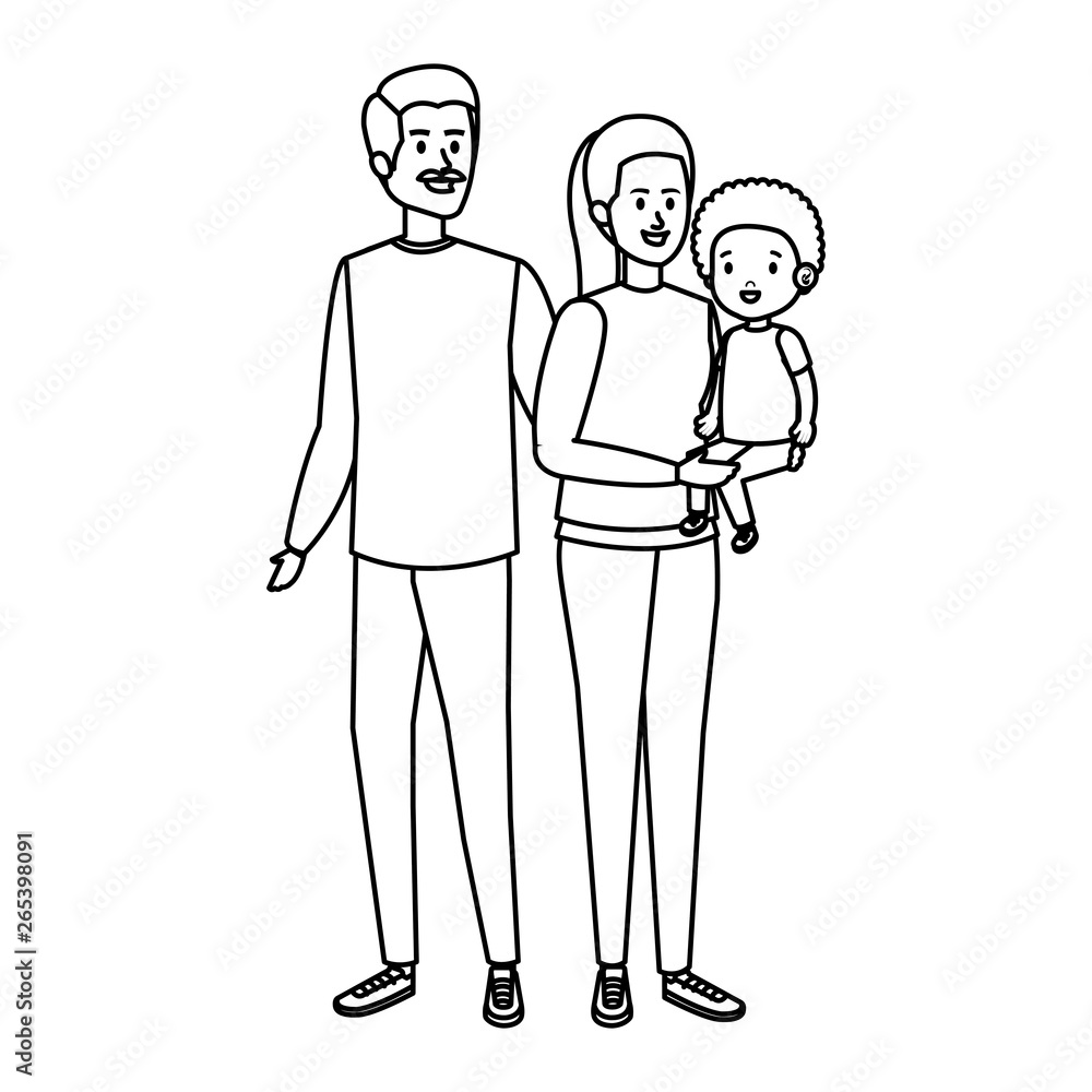 parents couple with son characters parents couple with son characters