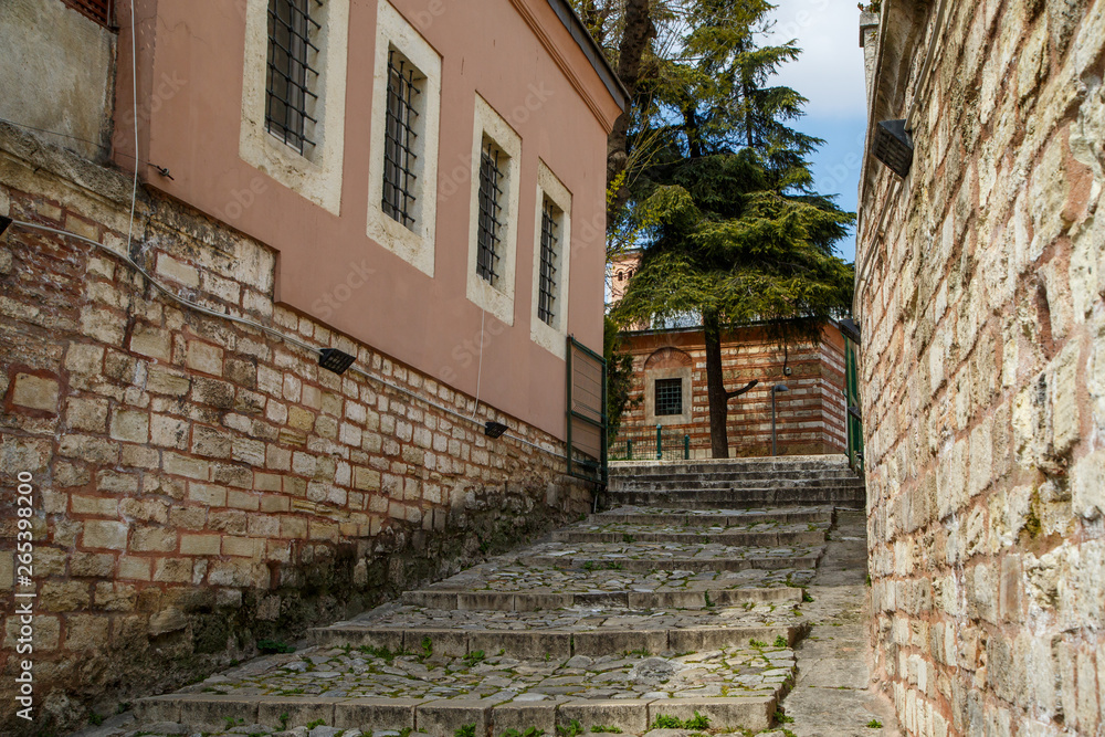 ancient stairs of Istanbul