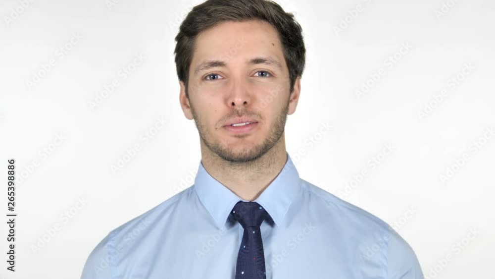 Smiling Young Businessman Isolated on White Background Smiling Young Businessman Isolated on White Background