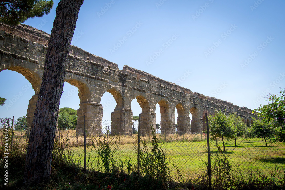 Beside famous aqueducts of Rome