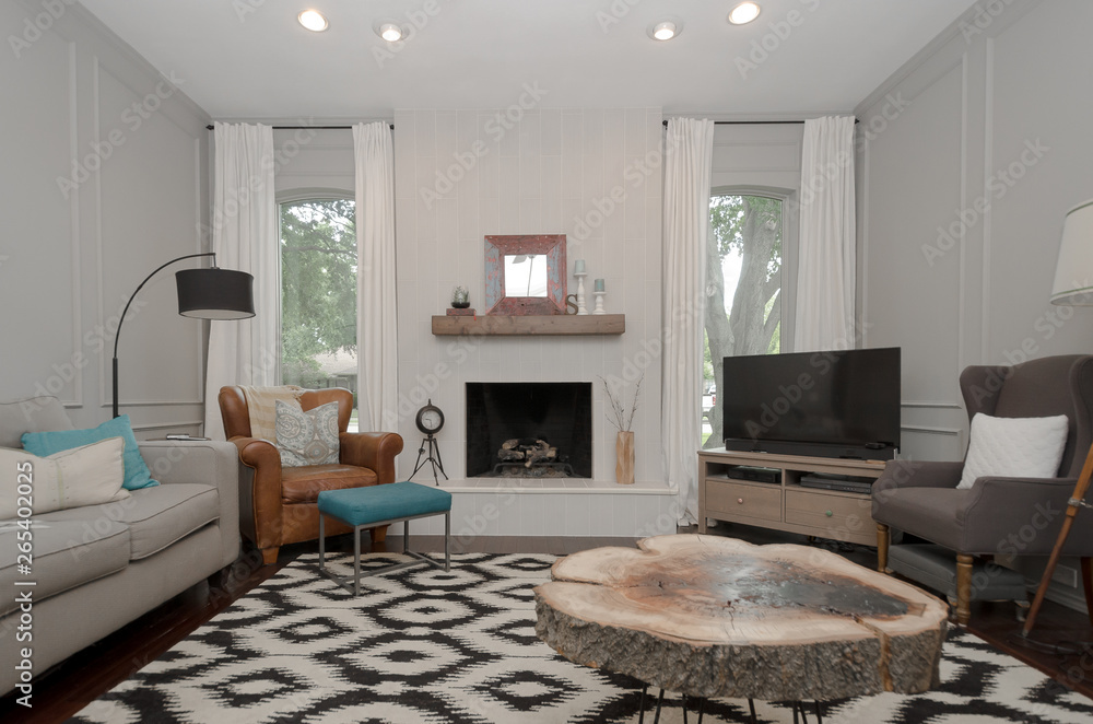 Fototapeta premium interior of living room