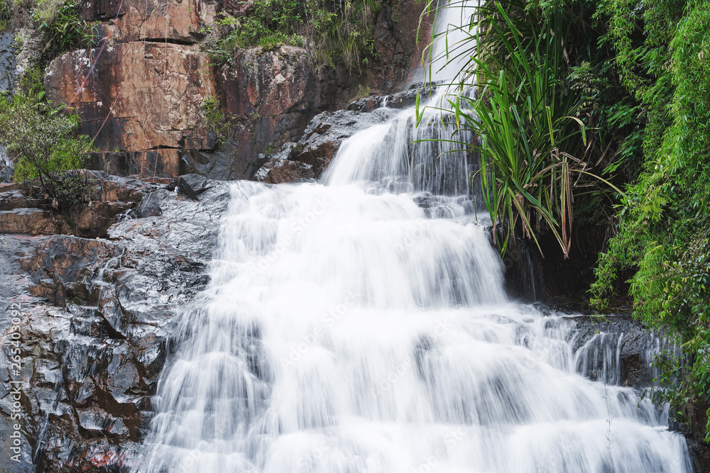 Fototapeta premium Datanla waterfall in Da Lat, Vietnam.