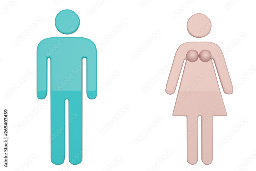 Group of people isolated on white background. 3D illustration. Group of people isolated on white background. 3D illustration.