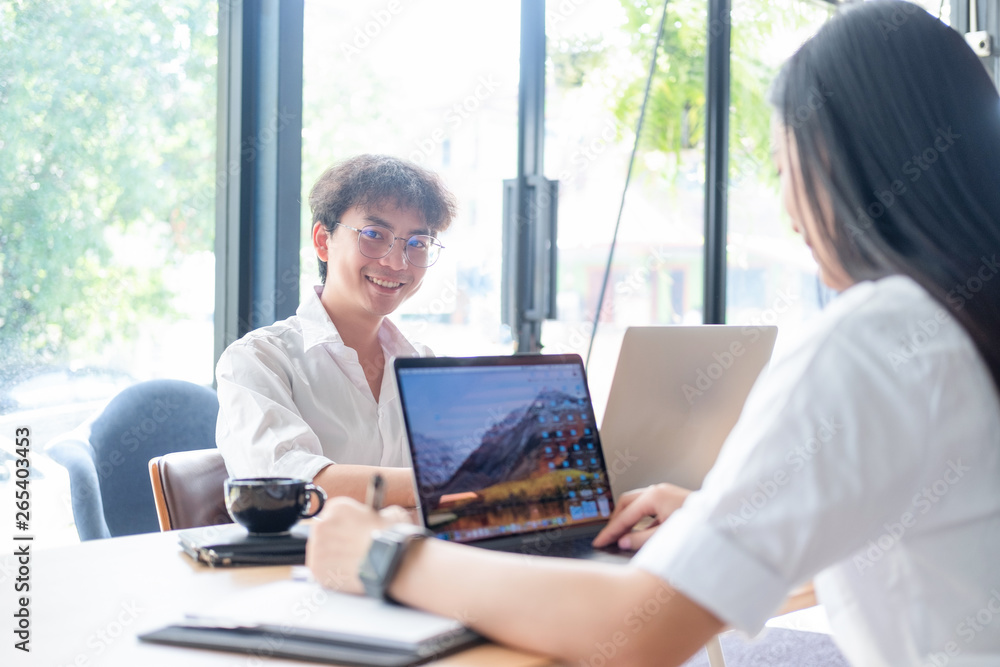 business people meeting brainstorming and discussing project together in office, teamwork concept business people meeting brainstorming and discussing project together in office, teamwork concept