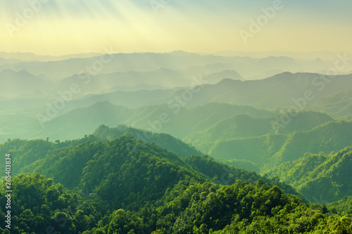 Mountain view from the highest point.