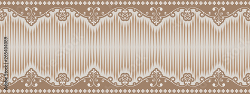 Vintage ornament seamless border