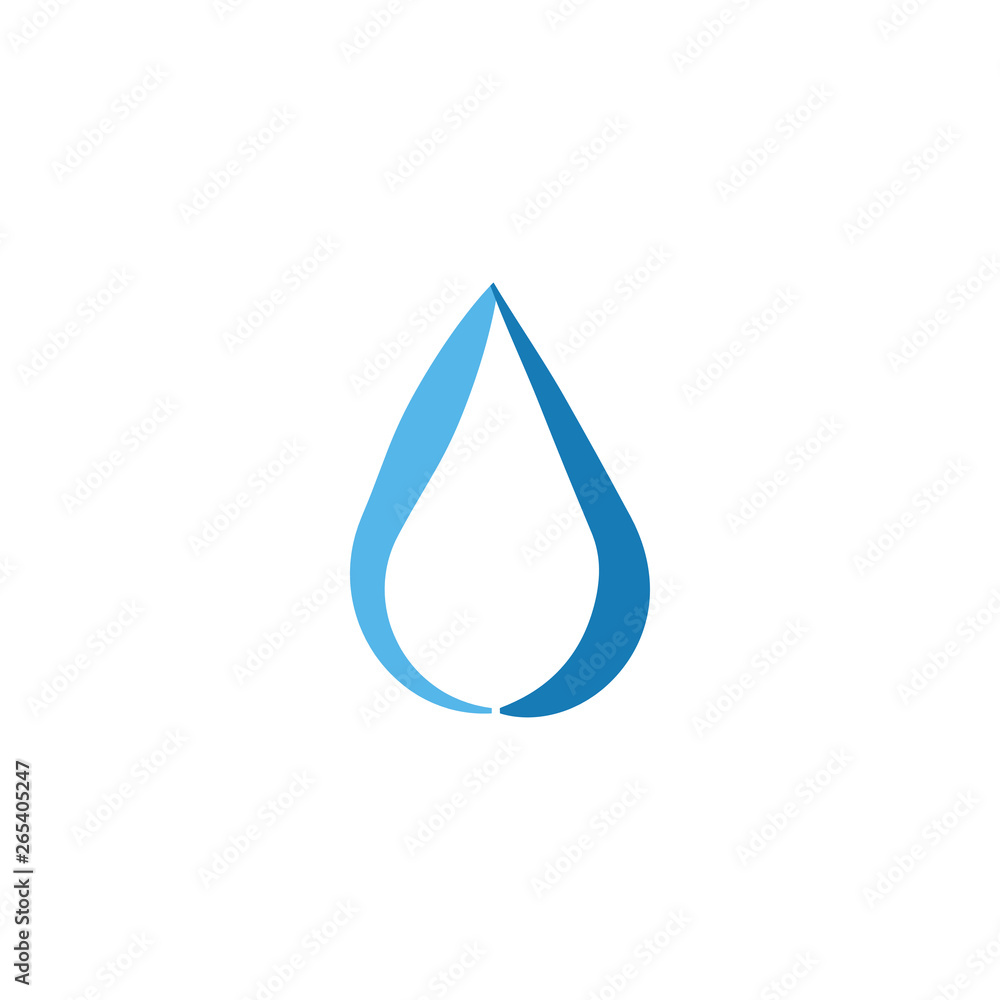 Water drop abstract graphic design template Water drop abstract graphic design template