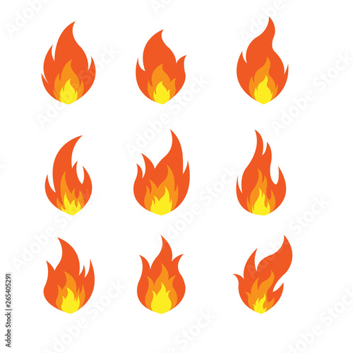 Collection of bonfires logo