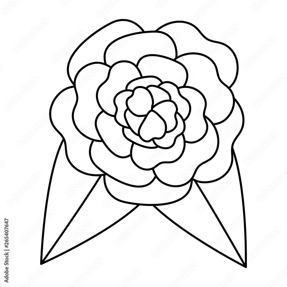 beautiful rose with leafs decoration beautiful rose with leafs decoration