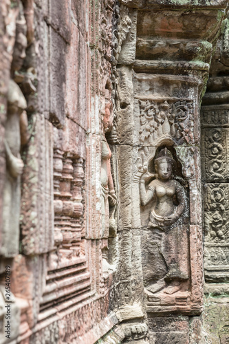 The incredibly beautiful Preah Khan temple ruins at Angkor  Siem Reap  Cambodia