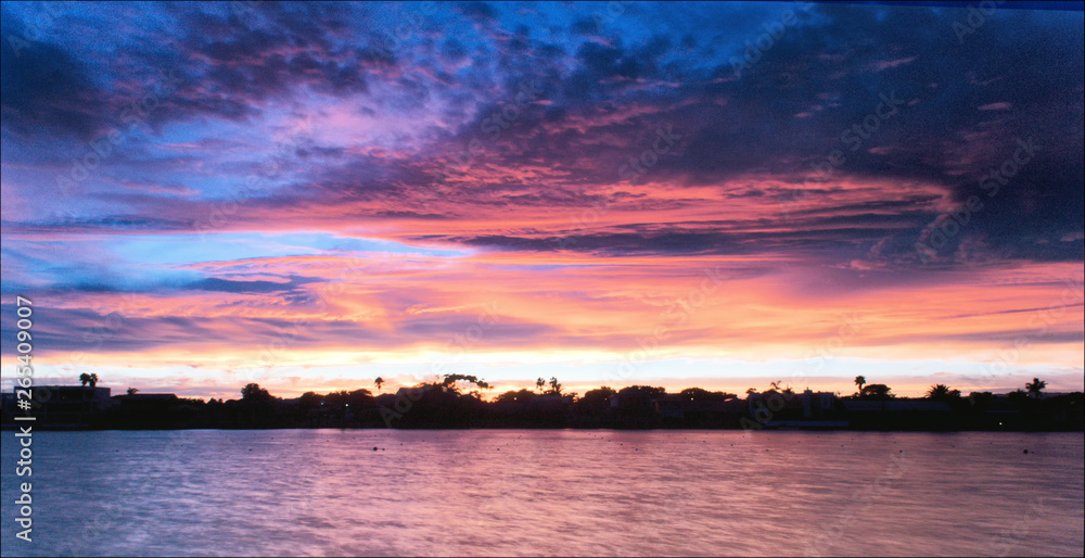 Sunrise over West Lakes Adelaide