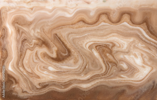 Beige marbling pattern. Golden marble liquid texture.