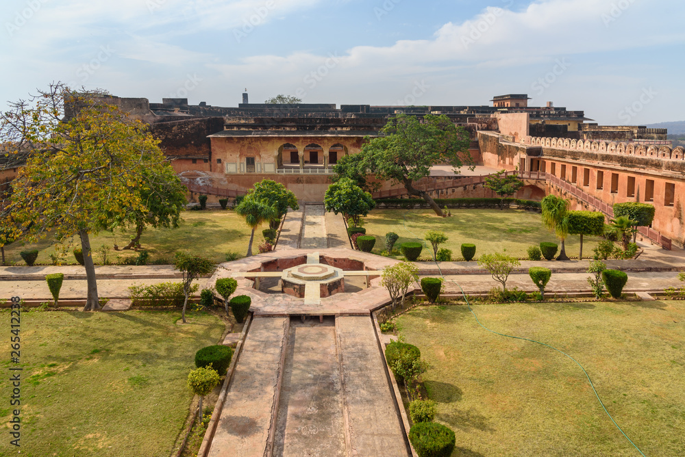 Charbagh Garden in Jaigarh Fort. Jaipur. India