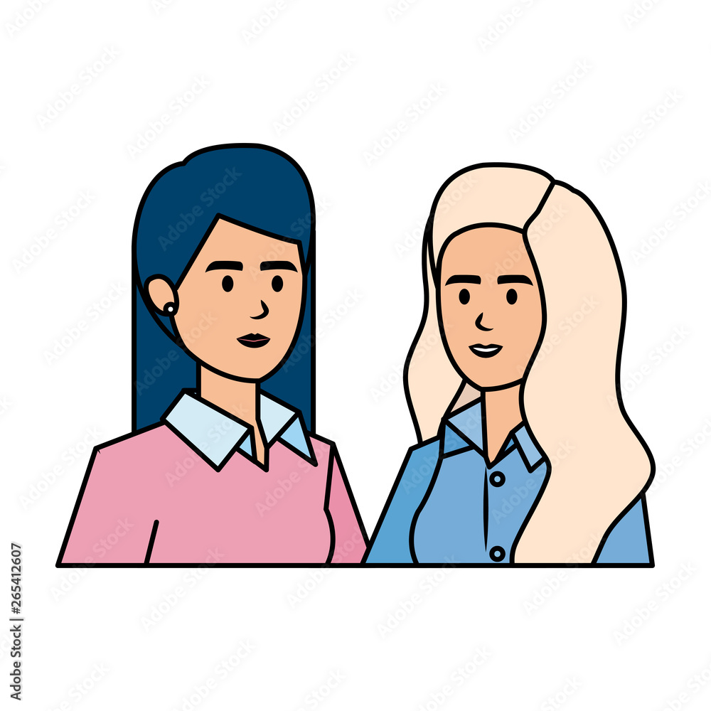 elegant businesswomen avatars characters elegant businesswomen avatars characters
