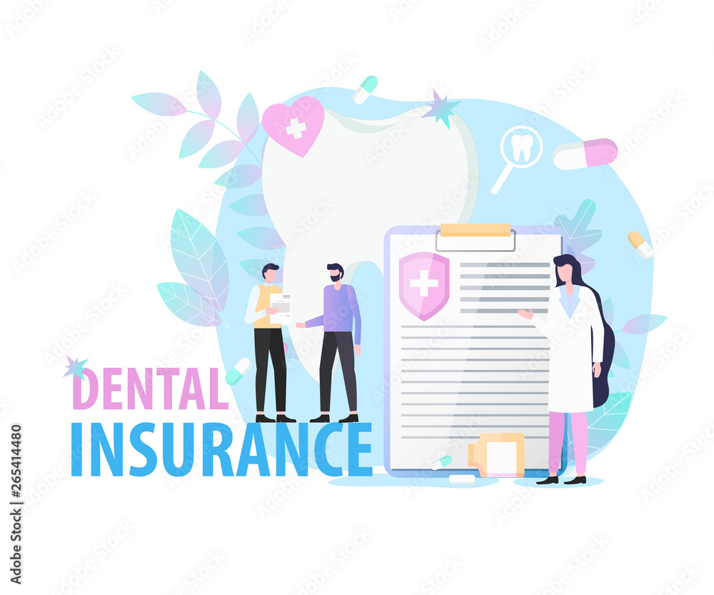 Dental Insurance Document Woman Dentist Patient