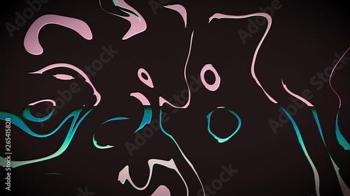 abstract background with birds and flowers