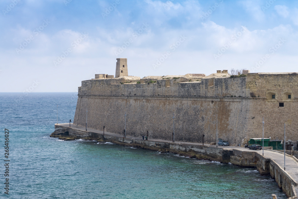 Jews' sally port. Old fortress in Valletta. Malta