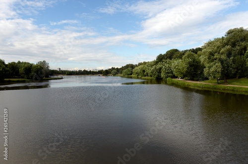 Pond in the Moscow Park 