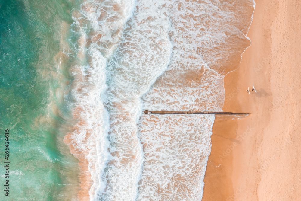 Australian aerial beach scape scene views