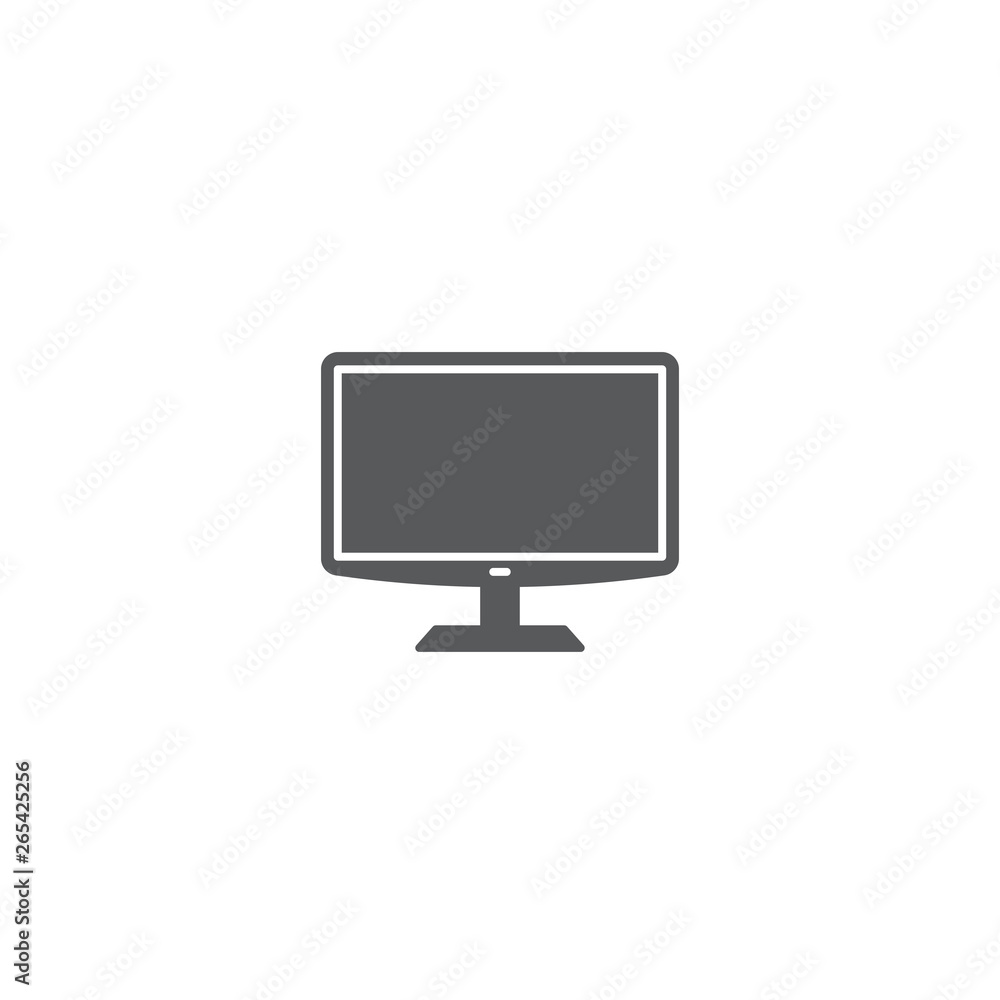 television vector icon design concept, isolated on white background television vector icon design concept, isolated on white background